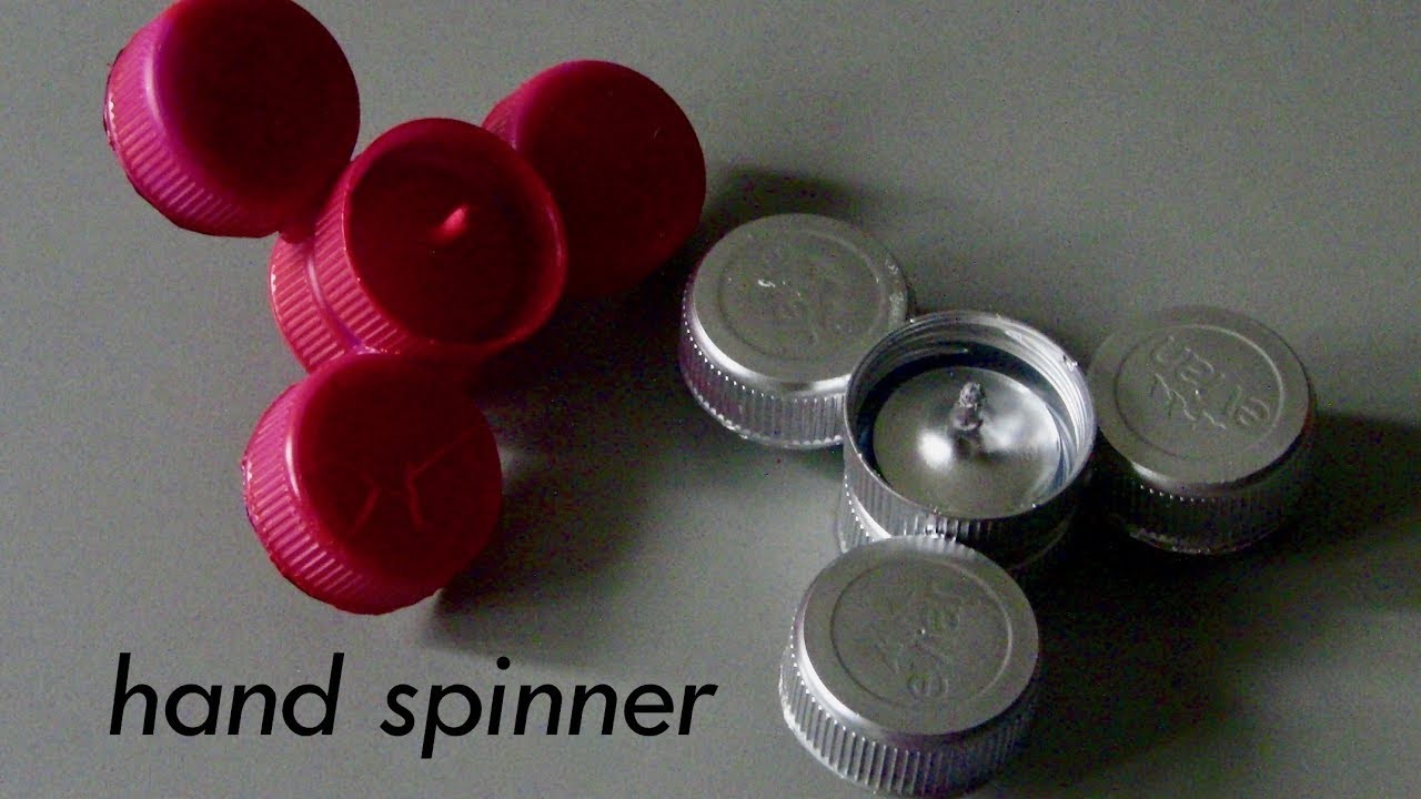 Hand Spinner de tampa de garrafa pet sem rolamentos - HAND SPINNER with Bottle Lids