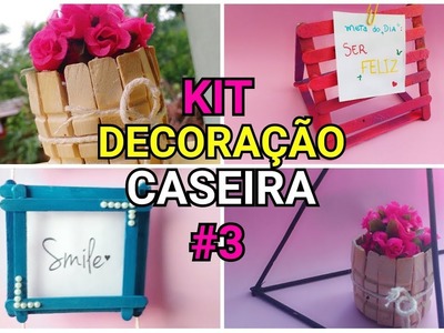 KIT DE DECORAÇÃO CASEIRA #3 | vicky.com