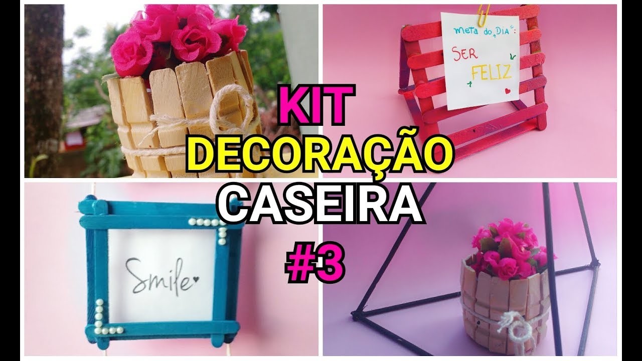 KIT DE DECORAÇÃO CASEIRA #3 | vicky.com