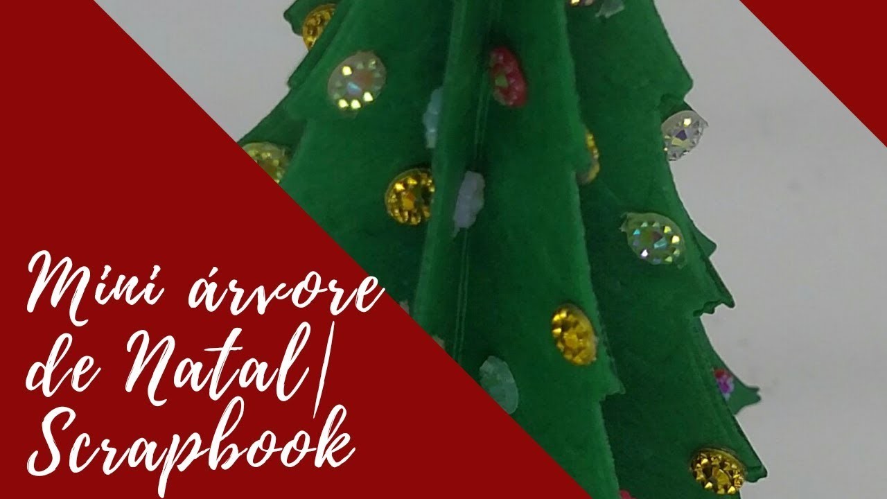 Mini árvore de Natal│Scrapbook