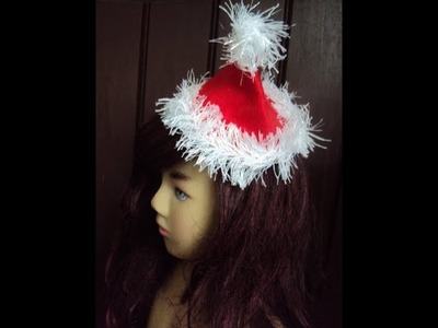 Mini gorro mamãe noel - DIY - passo a passo