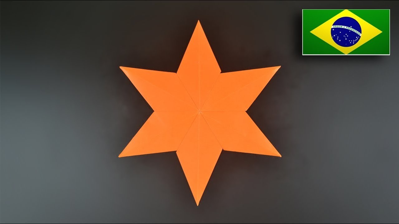Origami: Estrela de Davi (Modular) - Instruções em Português BR