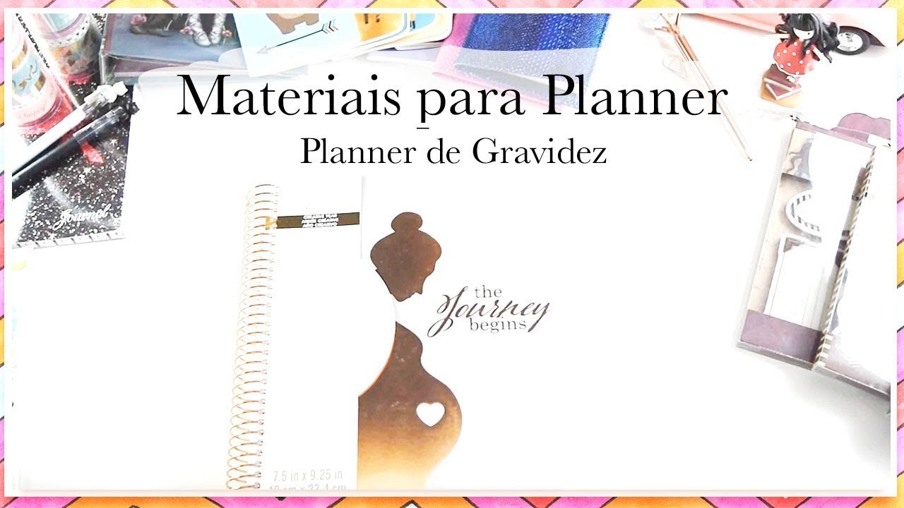 Review do Planner espiral para gravidez Recollection