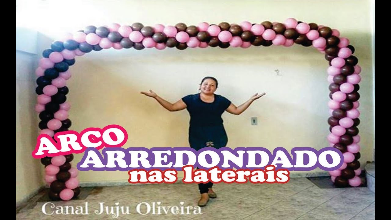 ARCO BALÕES QUADRADO 2 CORES (montagem completa) Balloon arch with two colors