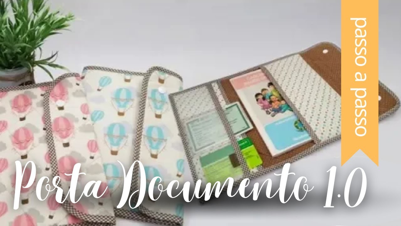 CAPA DE CADERNETA DE VACINAÇÃO | Porta Documentos do Bebê 1.0 - By  Fê Atelier