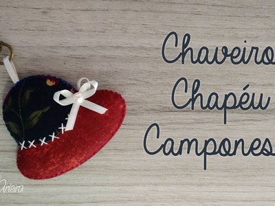Chaveiro Chapéu da Camponesa - Muito Fácil - Passo a Passo