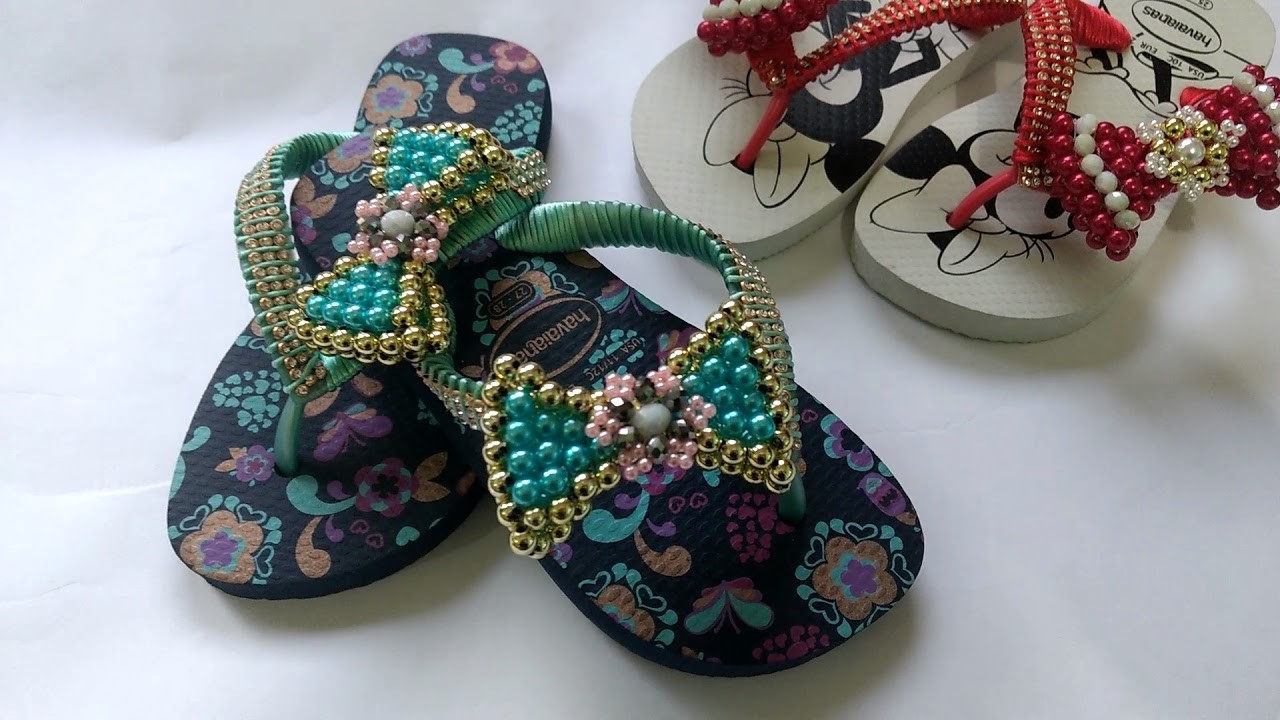 Chinelo infantil com laço ????????