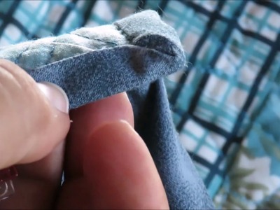 Como eu faço costura invisível - virada de agulha