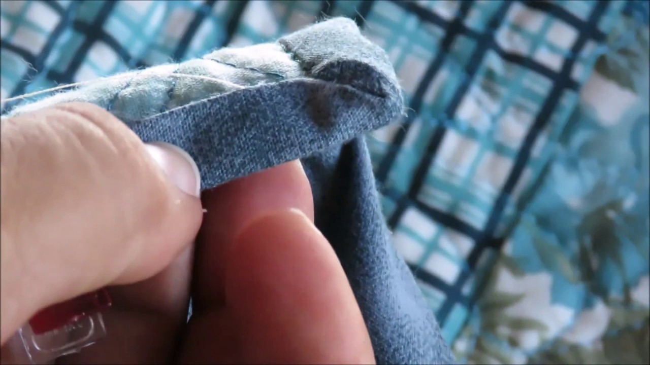 Como eu faço costura invisível - virada de agulha