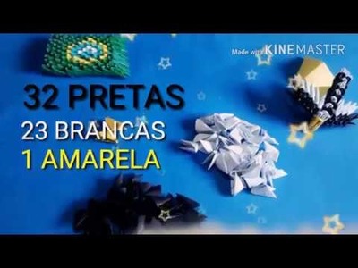 DIY Origami 3D para iniciantes - GAVIÃO - BRASIL