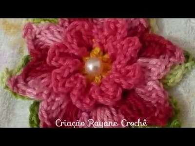 Flor Maria Neide Crochê