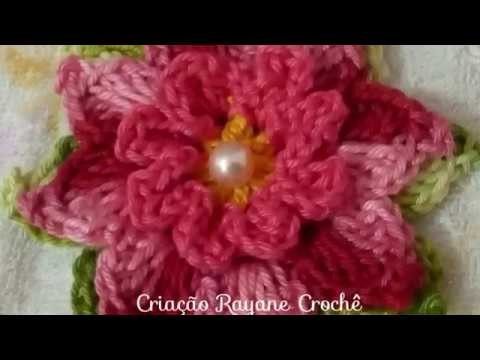 Flor Maria Neide Crochê