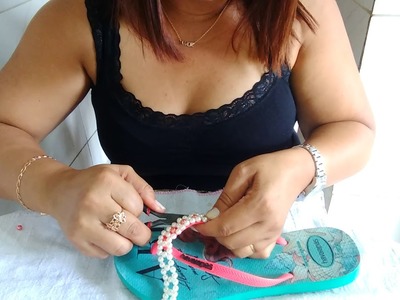 HAVAIANAS DAS PRINCESAS ???? COM PÉROLA