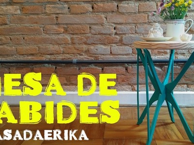 MESA COM CABIDES #casadaErika