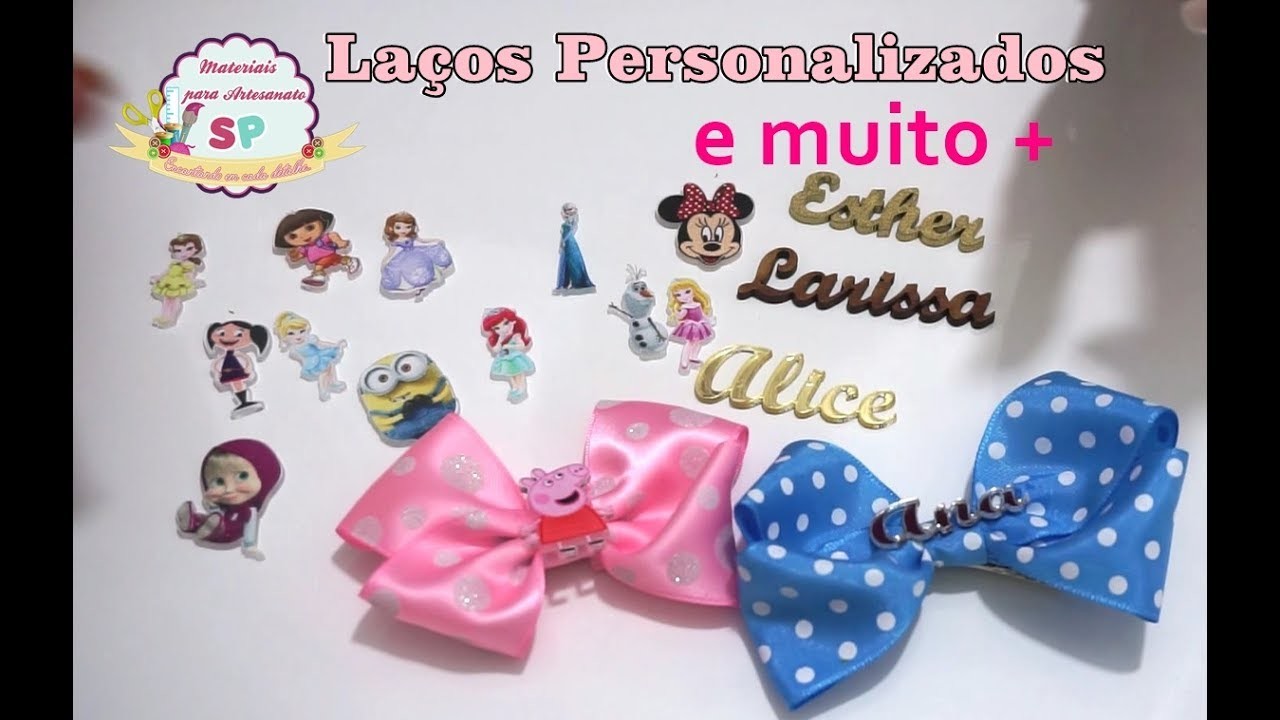 Nova Tendência - LAÇOS PERSONALIZADOS + PASSO A PASSO