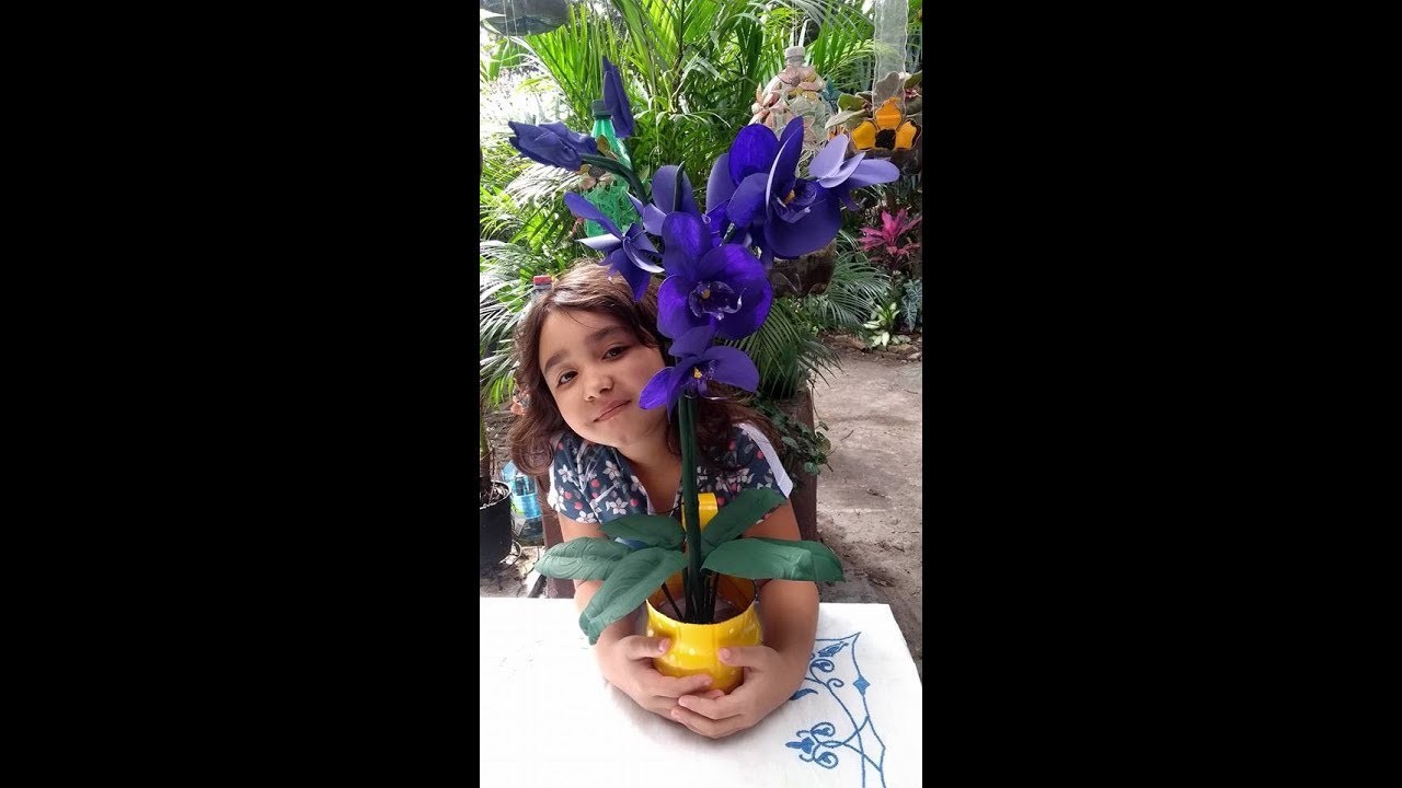 Orquídeas em PET