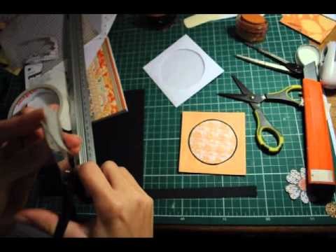 Passo a Passo (video tutorial) - Cartão Artesanal com envelope e transparência.