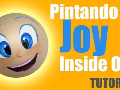 Pintando cara Alegria Intensamente - Painting Joy's face Inside out