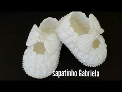 Sapatinho Gabriela - tamanho 10cm