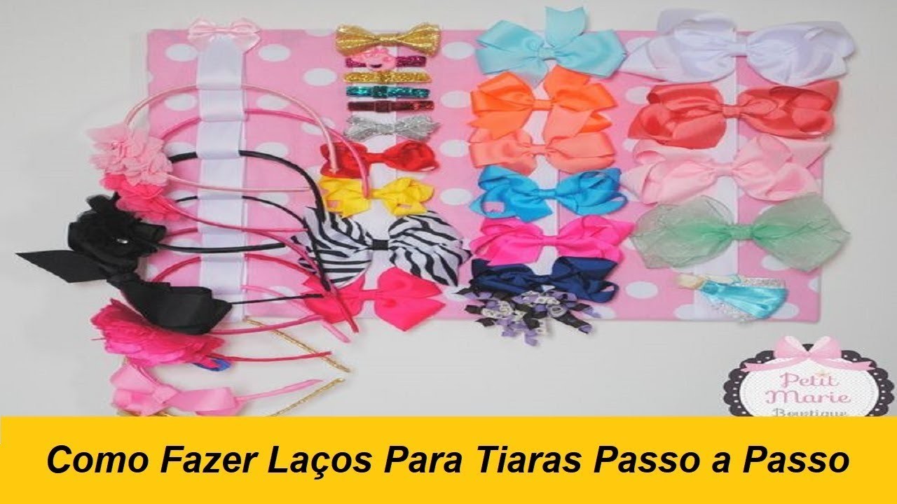 ???? Tiaras Para Bebês - Como Fazer Laços Para Tiaras - Dicas Para Fazer Laços e Tiaras Perfeitos