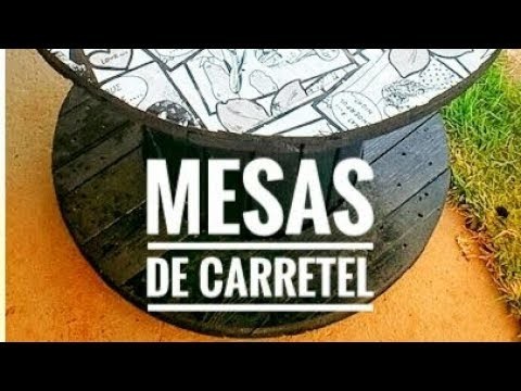 As melhores ideias de mesas de carretel  - bobina