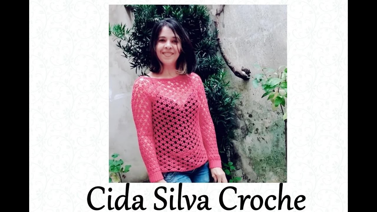 Blusa de crochê Cida Silva Crochê
