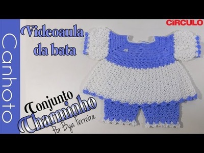 [Canhoto] Bata infantil Charminho em crochê | BYA FERREIRA