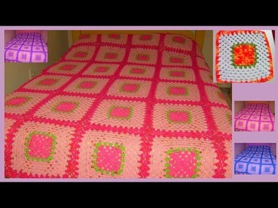 Colcha de Crochê - Como fazer uma colcha de crochê #CristinaCoelhoAlves