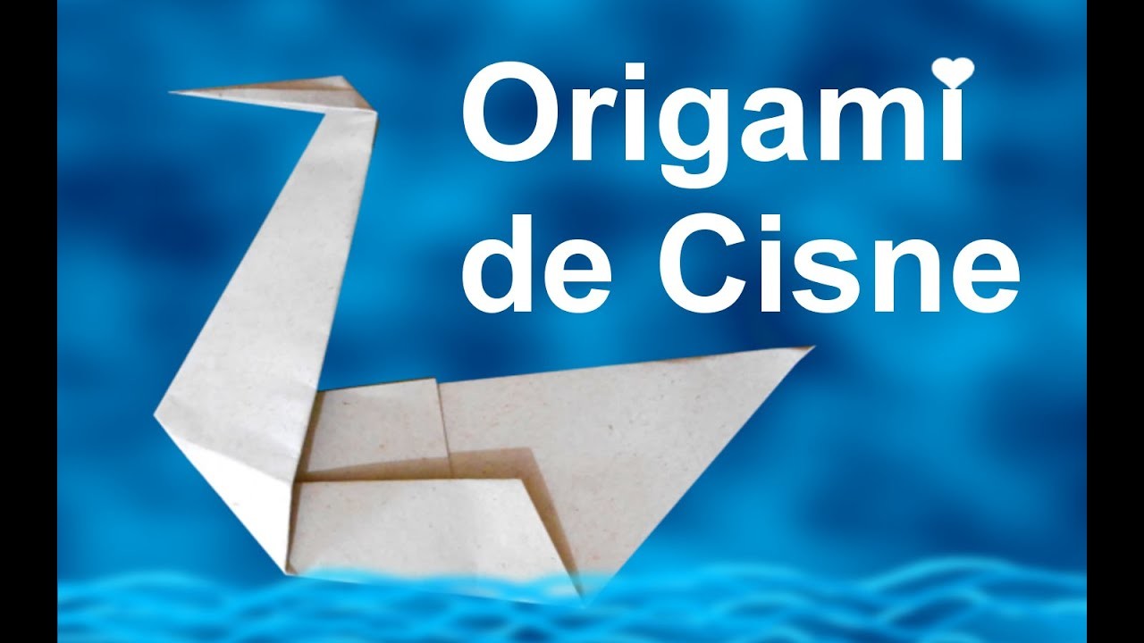Como fazer Origami de Cisne.