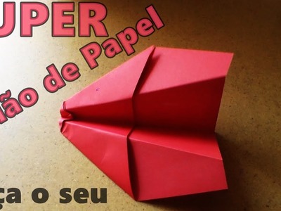 Como fazer um avião de papel modelo girador #2 (dobradura. origami) ✔