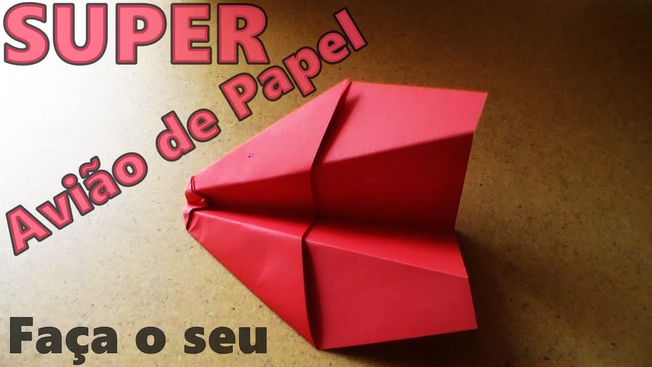 Como fazer um avião de papel modelo girador #2 (dobradura. origami) ✔