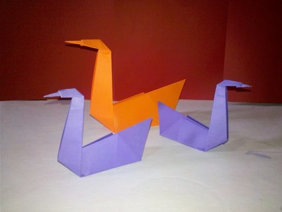 Como fazer um Cisne (origami) | How to make a Swan (Origami)