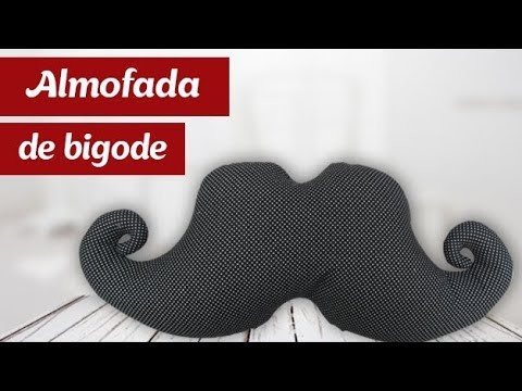 Como fazer uma almofada de bigode | Aline Sagrillo