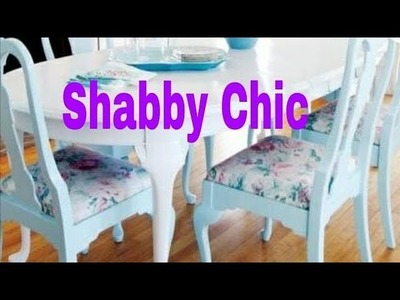 Como Reformar Cadeiras.Estilo Sabby Chic