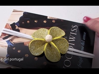 Marcador de livro - Flor em EVA -  it girl portugal