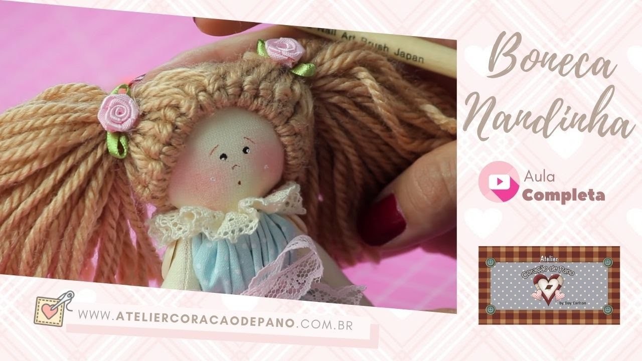 Mini BONECA Nanda - Aula Completa