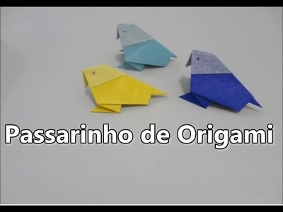 Passarinho de origami - Origami bird