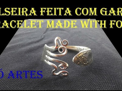 Pulseira Feita Com Garfo - Bracelet Made With Fork