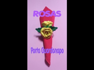 Rosas porta guardanapo
