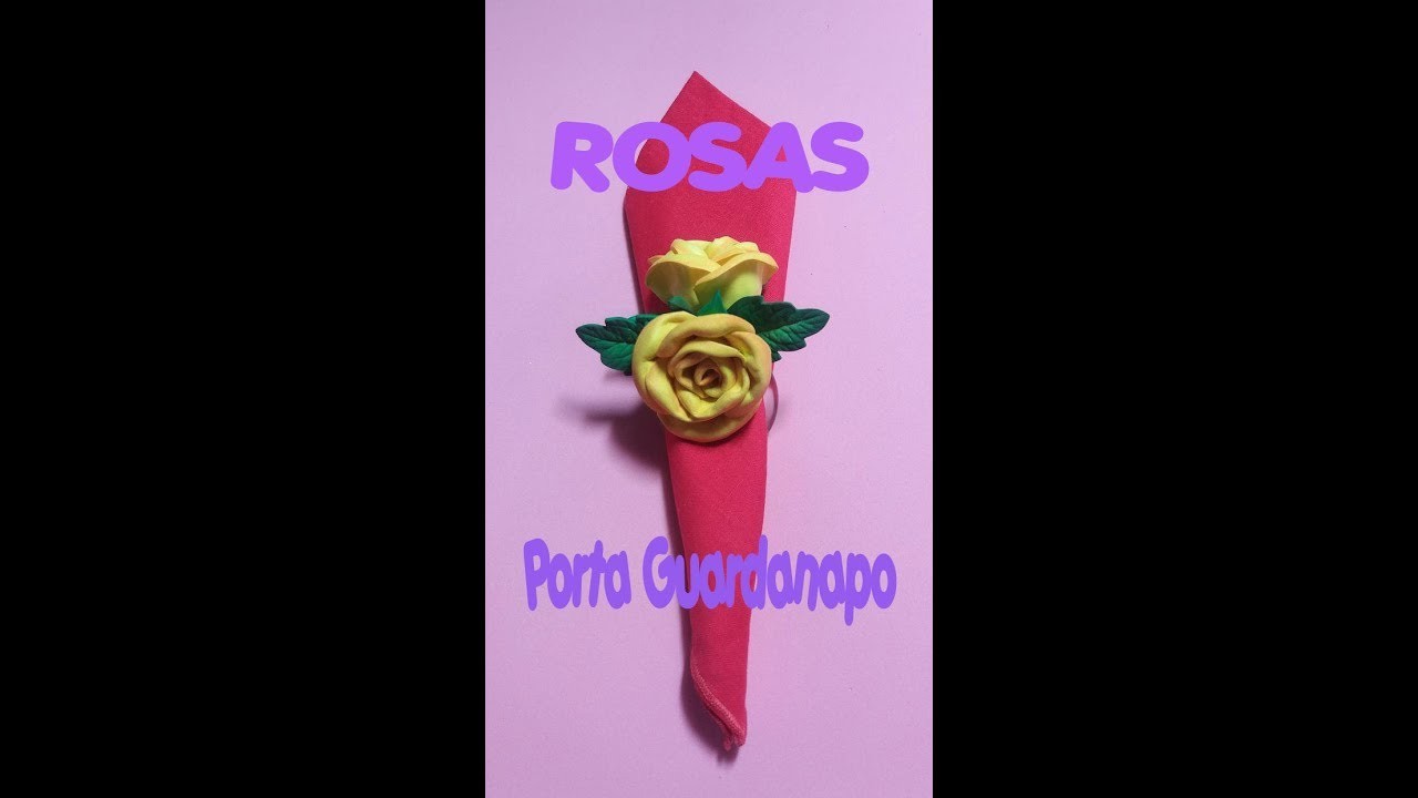 Rosas porta guardanapo