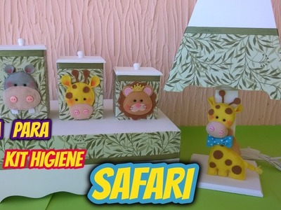 Super dica : Kit higiene tema safari