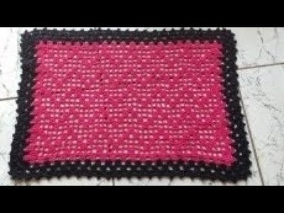 Tapete de crochê simples e fácil, também para iniciantes (1.2)
