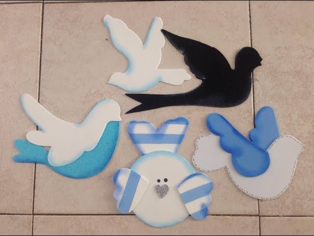 [Tutorial] PALOMAS PATRIAS EN GOMA EVA O FOAMY