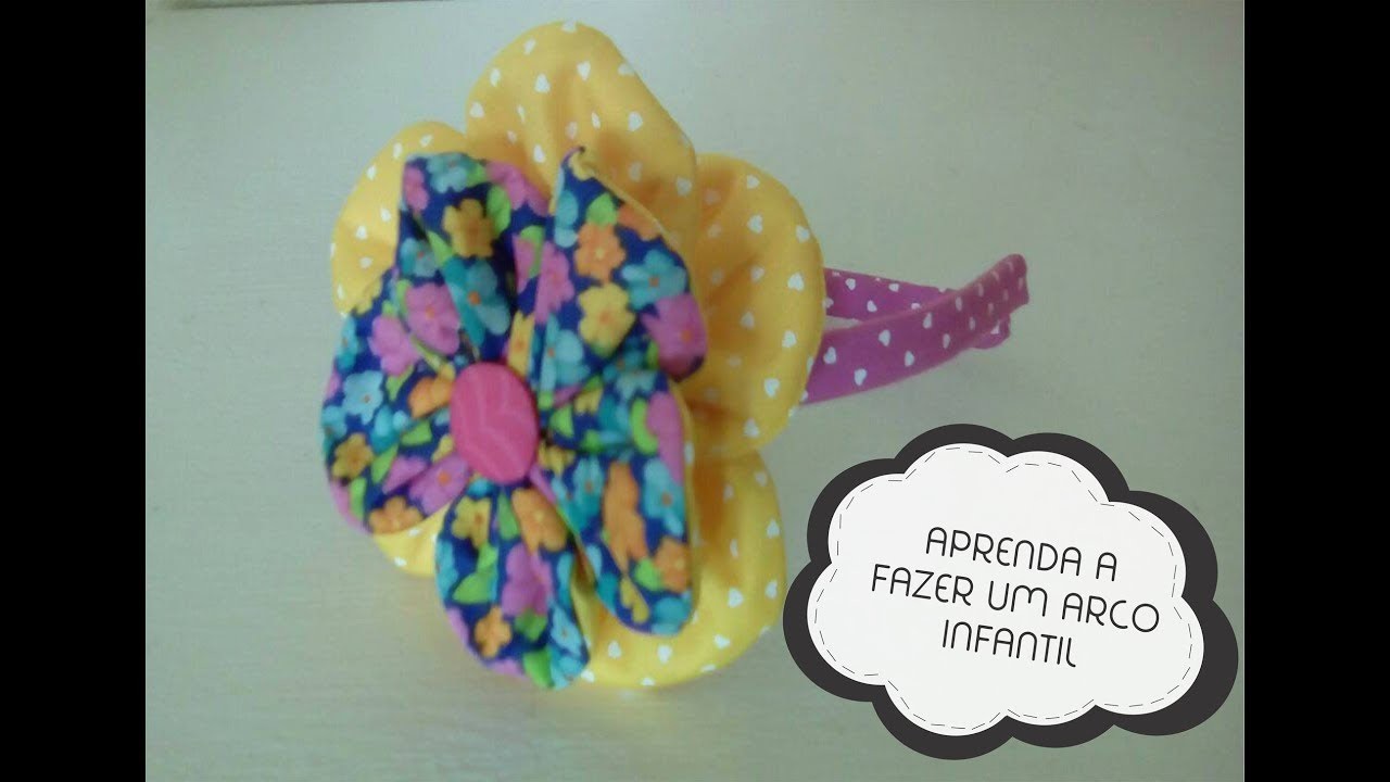 Aprenda a fazer um arco infantil