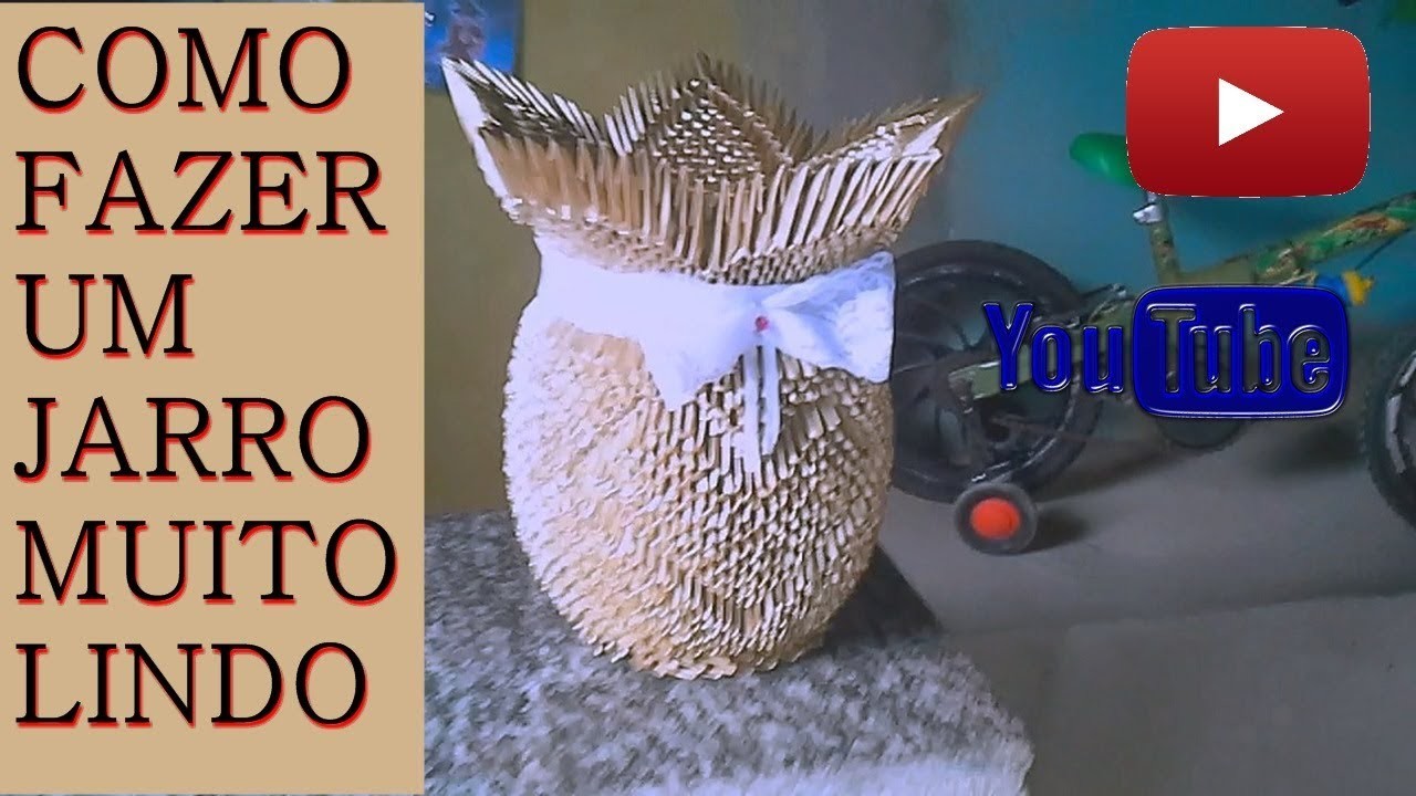 COMO FAZER UM JARRO MUITO LINDO