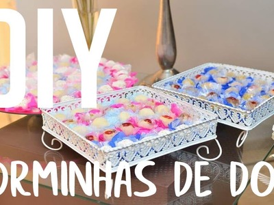 DIY Forminhas para doces com papel crepom - Especial 1 ano de Casados
