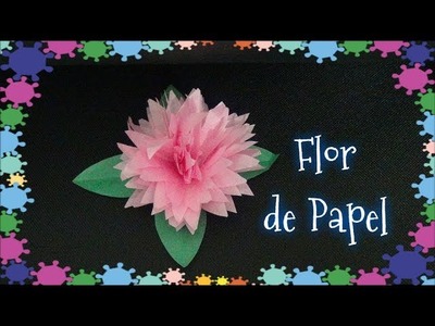 Flor Simples de Papel - DIY