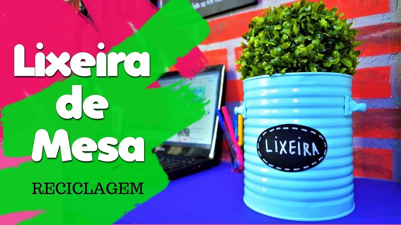 Lixeira de Mesa - Reciclagem