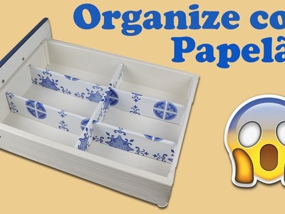 Organize usando Papelão. De forma simples e linda