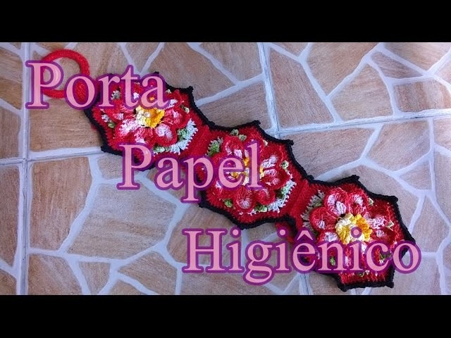 Porta Papel Higiênico - Crochê